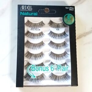Ardell Natural False Eyelashes Set of 6 NEW Eye Lifting Effect